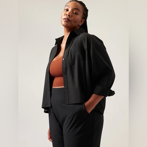 ATHLETA Cropped Stretch Tech Top - Picture 4 of 10